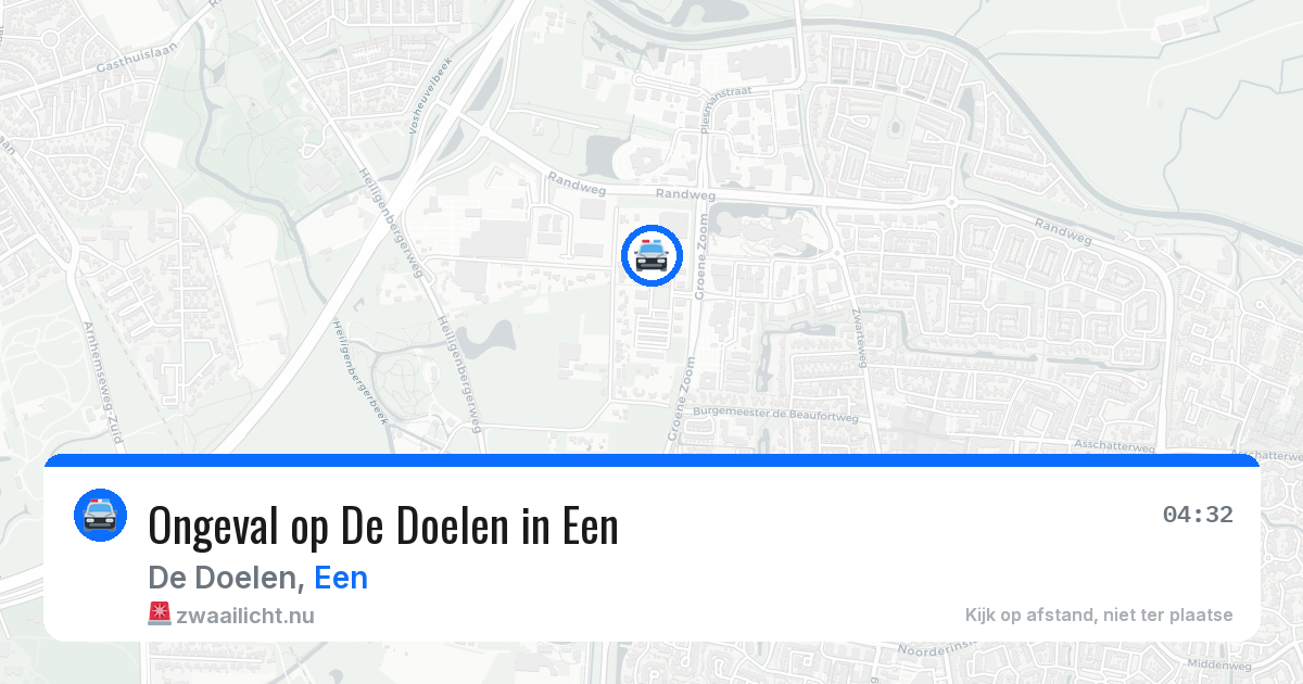 Ongeval op De Doelen in Een — 23 jan 2026