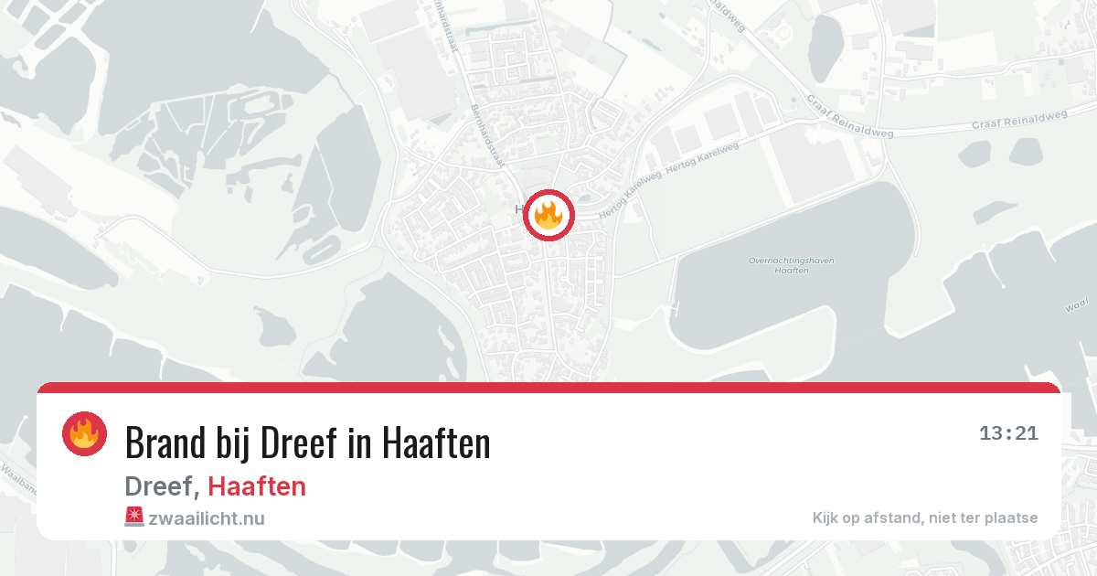 Brand bij Dreef in Haaften — 28 jun 2026