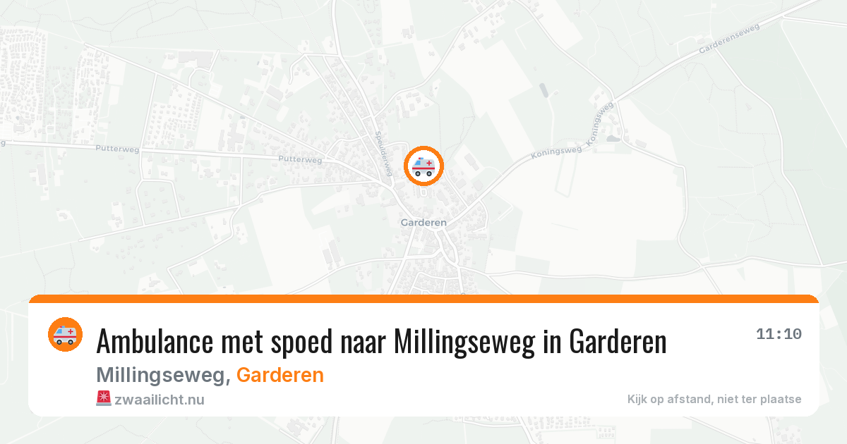 Ambulance met spoed naar Millingseweg in Garderen — 7 apr 2026