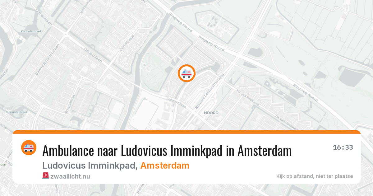 Ambulance naar Ludovicus Imminkpad in Amsterdam — 1 apr 2026