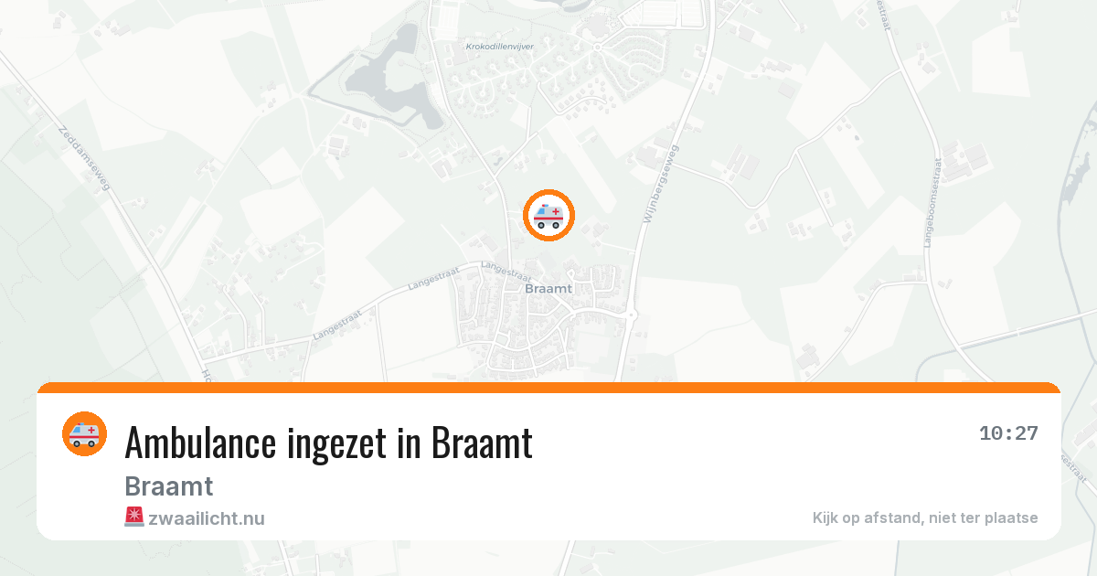 Ambulance ingezet in Braamt — 22 jun 2026