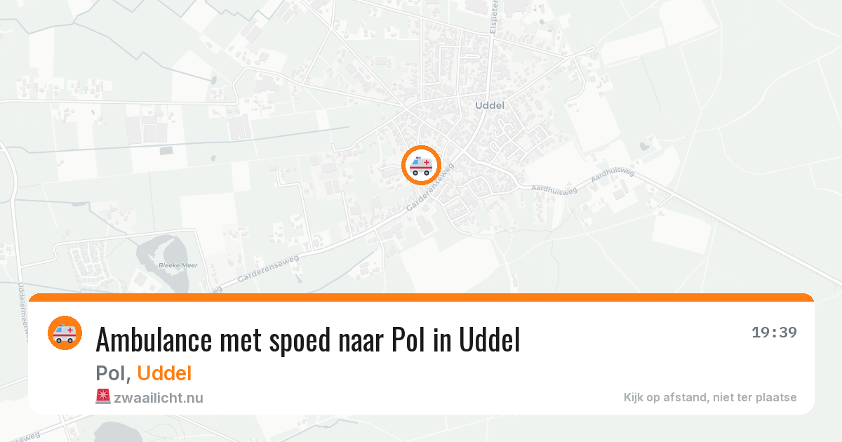 Ambulance met spoed naar Pol in Uddel — 15 jul 2026