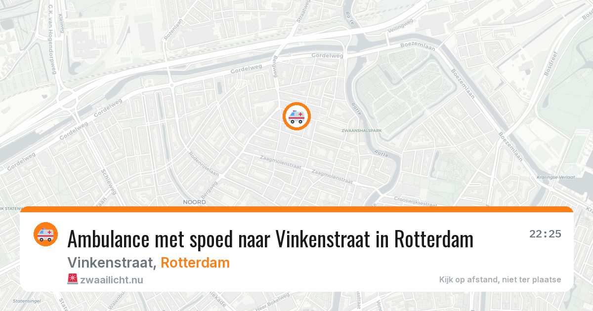 Ambulance met spoed naar Vinkenstraat in Rotterdam — 3 mei 2026