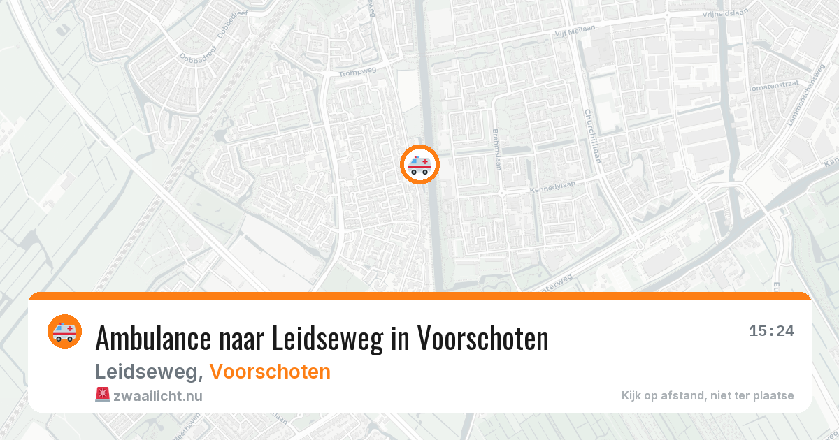 Ambulance naar Leidseweg in Voorschoten — 25 feb 2026