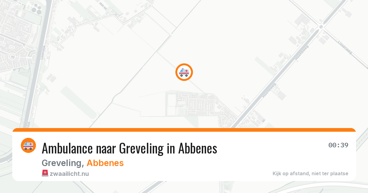 Ambulance naar Greveling in Abbenes — 4 mrt 2026