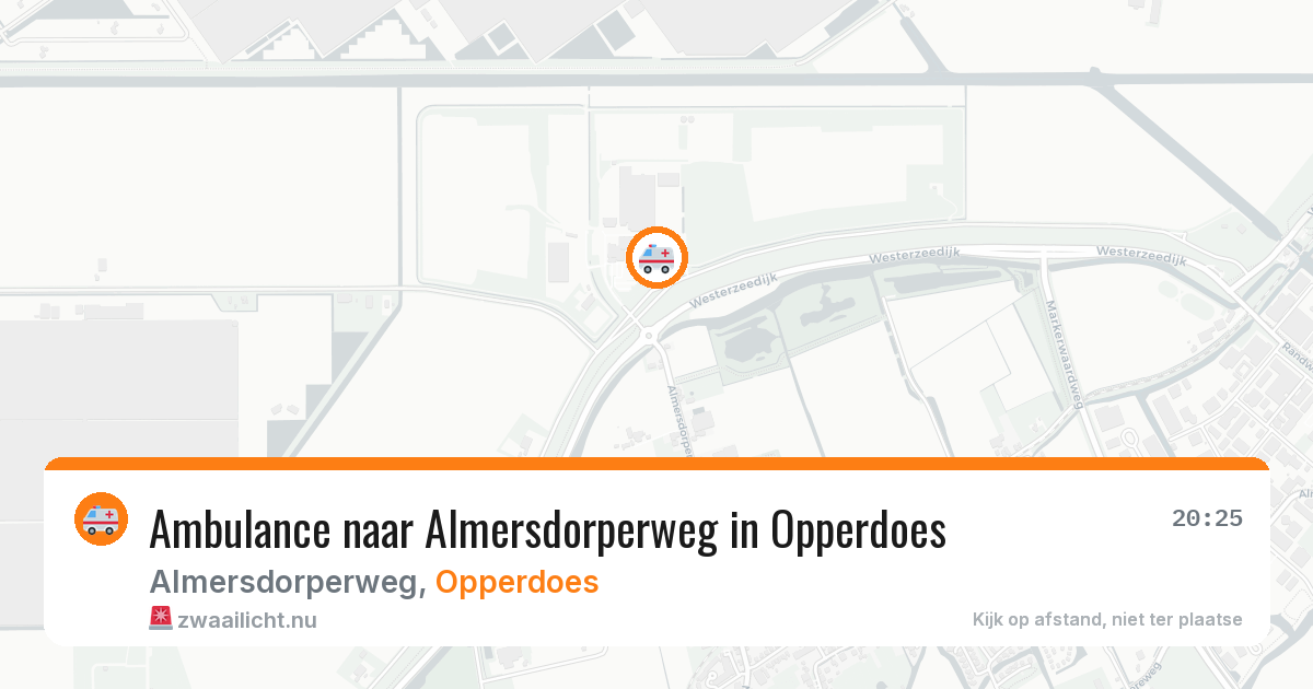 Ambulance naar Almersdorperweg in Opperdoes — 4 jul 2026