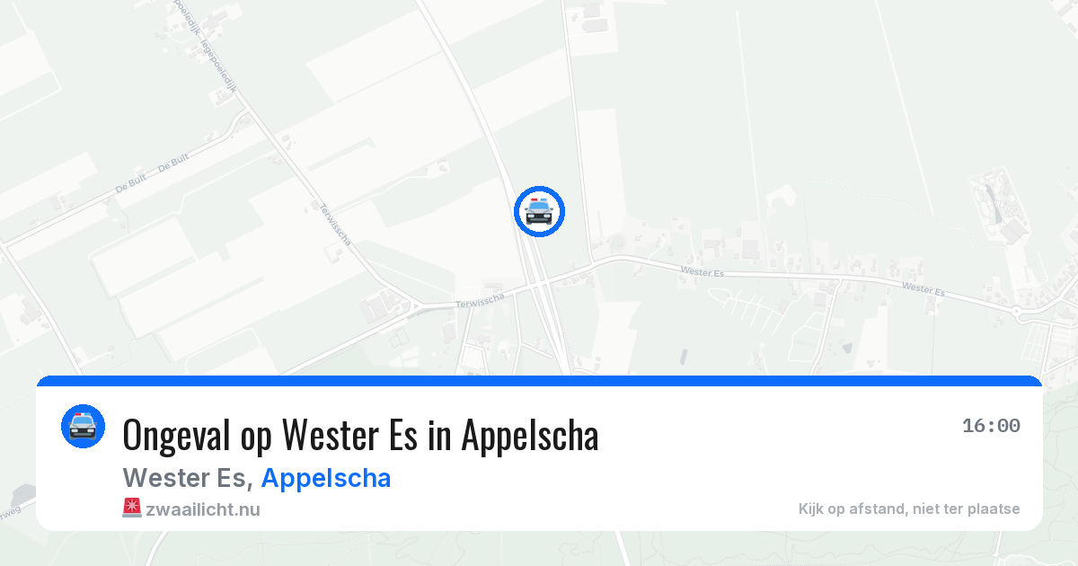 Ongeval op Wester Es in Appelscha — 23 mei 2026