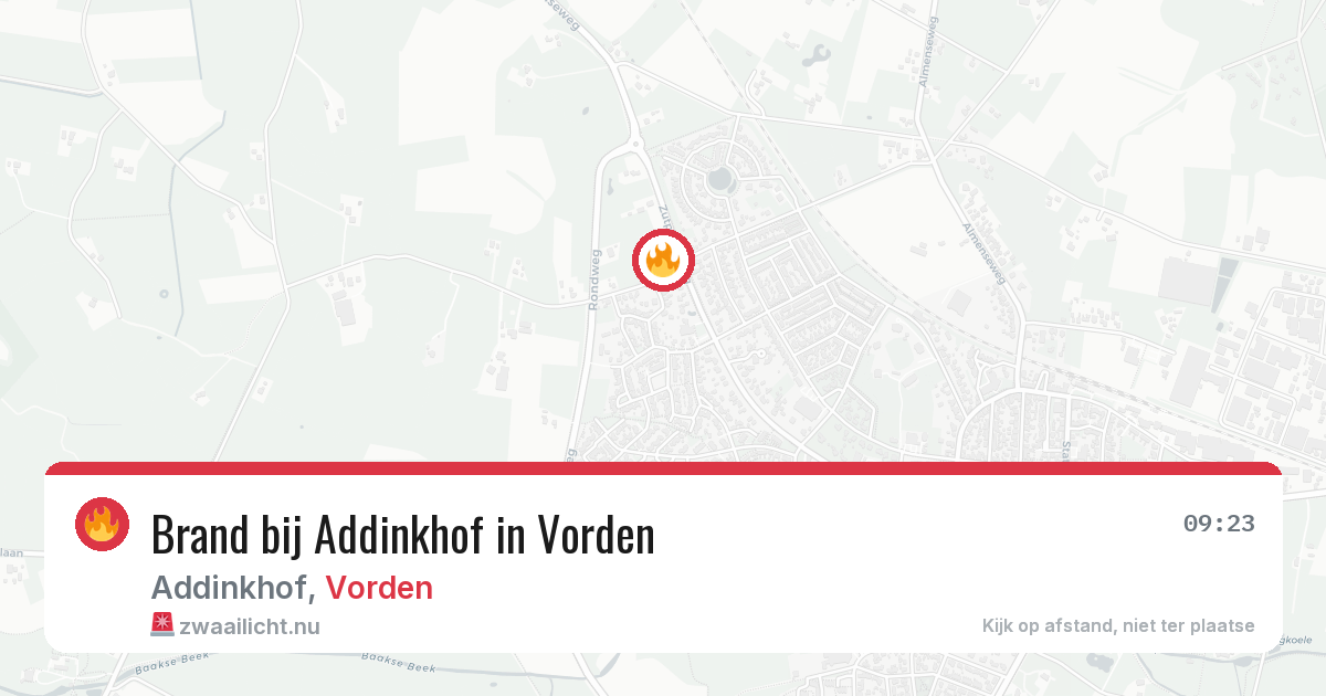 Brand bij Addinkhof in Vorden — 11 apr 2026