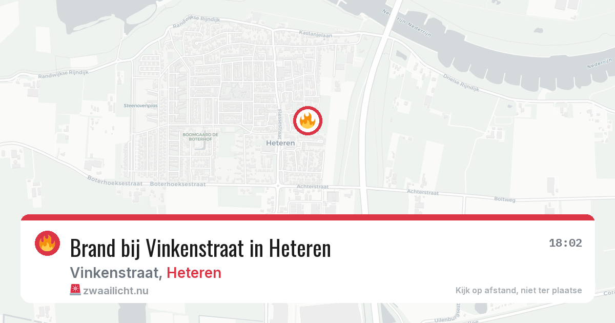 Brand bij Vinkenstraat in Heteren — 2 apr 2026