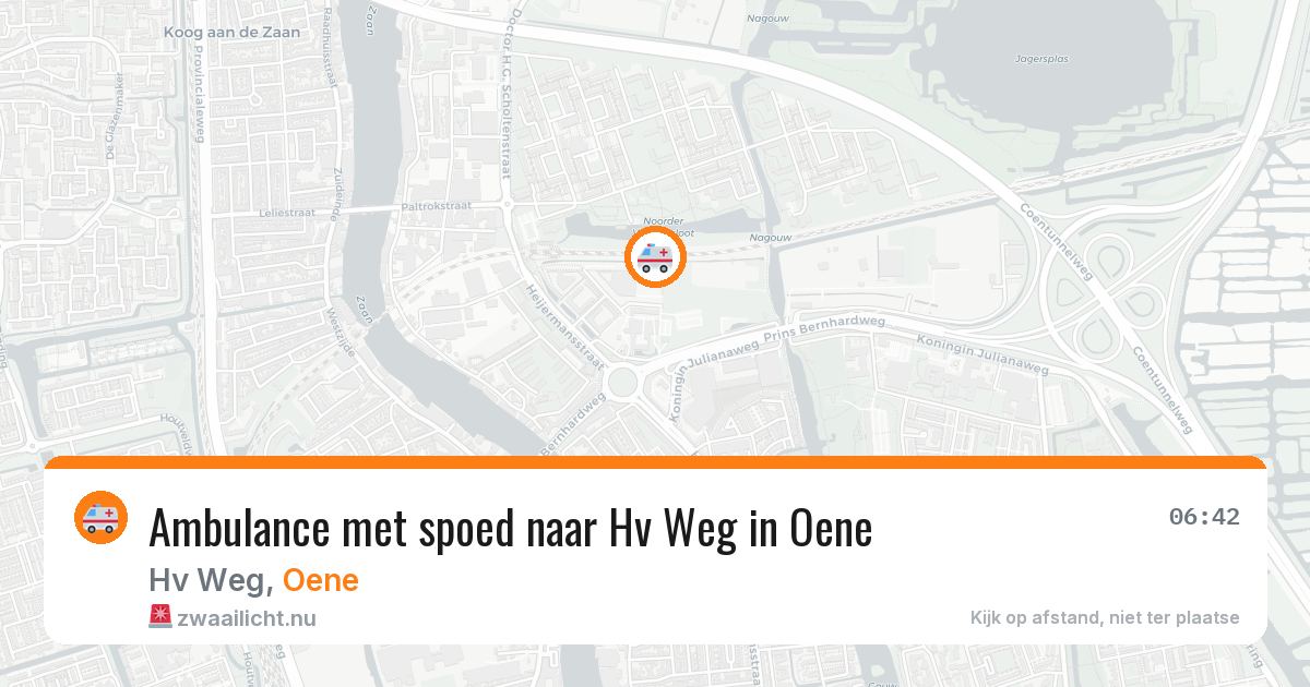 Ambulance met spoed naar Hv Weg in Oene — 26 mei 2026
