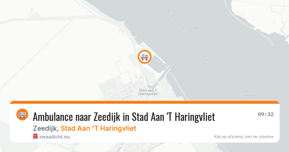 Ambulance naar Zeedijk in Stad Aan 'T Haringvliet — 27 mei 2026