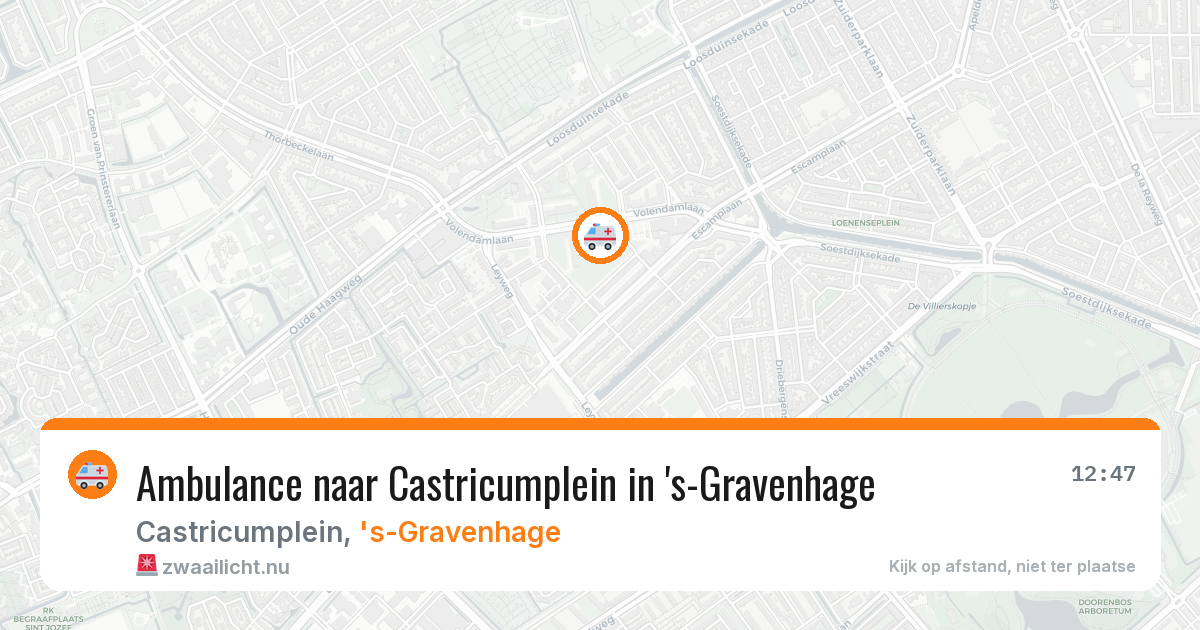 Ambulance naar Castricumplein in 's-Gravenhage — 27 mei 2026