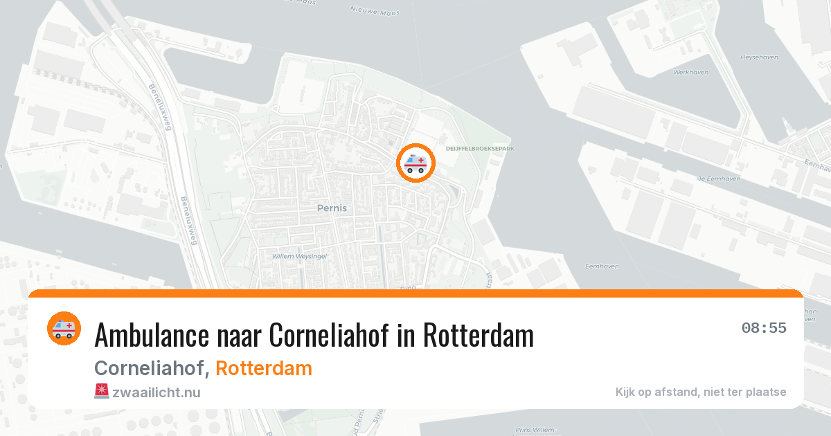 Ambulance naar Corneliahof in Rotterdam — 27 jul 2026