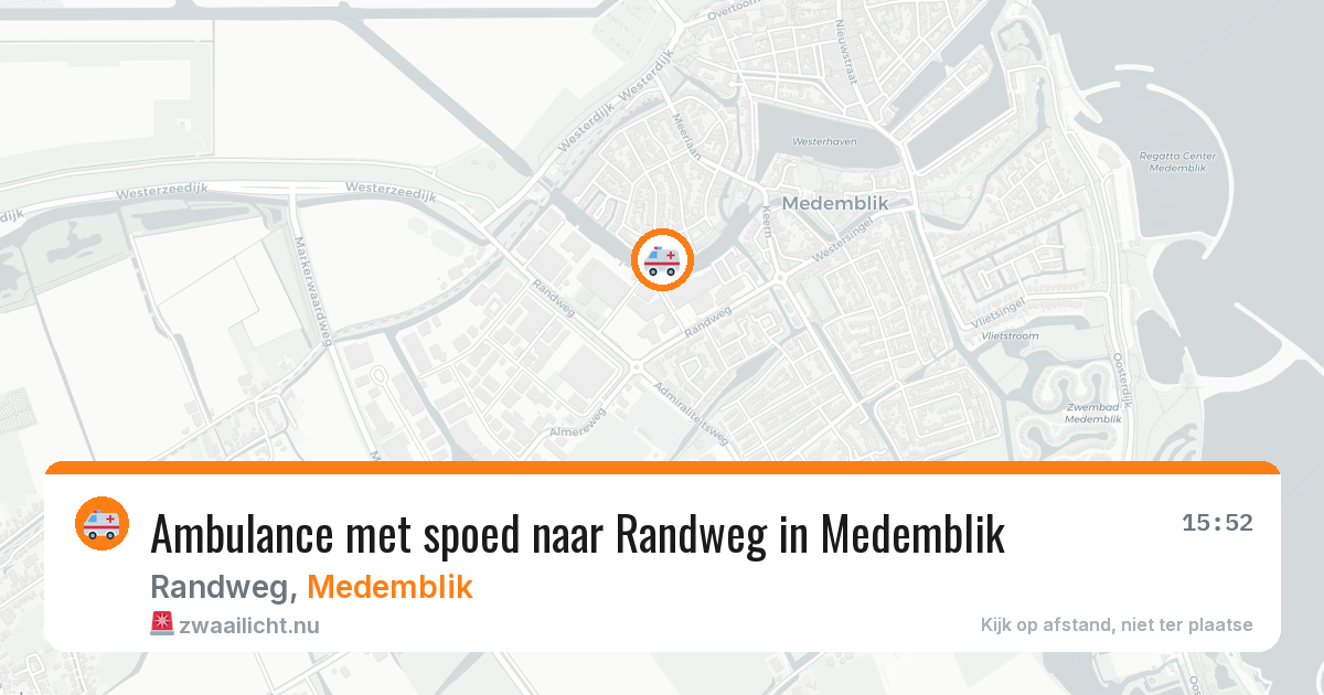 Ambulance met spoed naar Randweg in Medemblik — 18 jan 2026