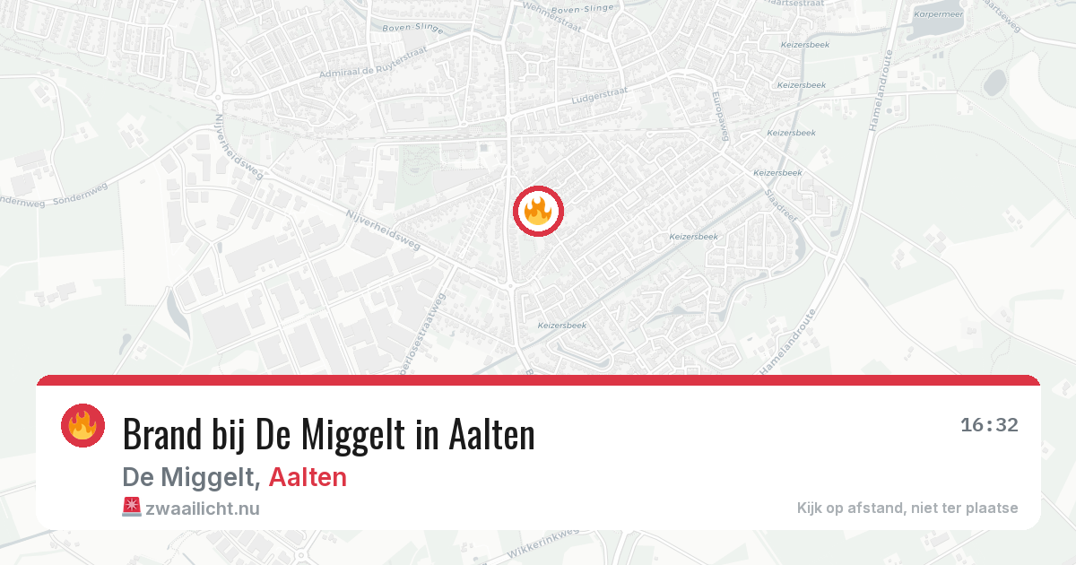 Brand bij De Miggelt in Aalten — 26 mei 2026