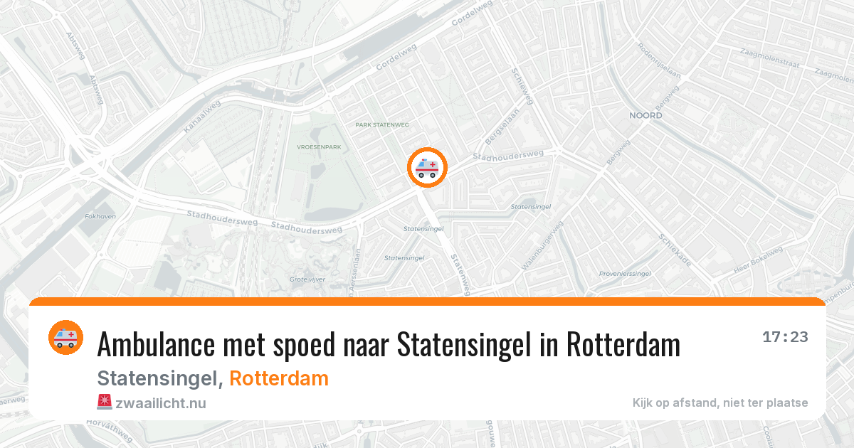 Ambulance met spoed naar Statensingel in Rotterdam — 11 jul 2026