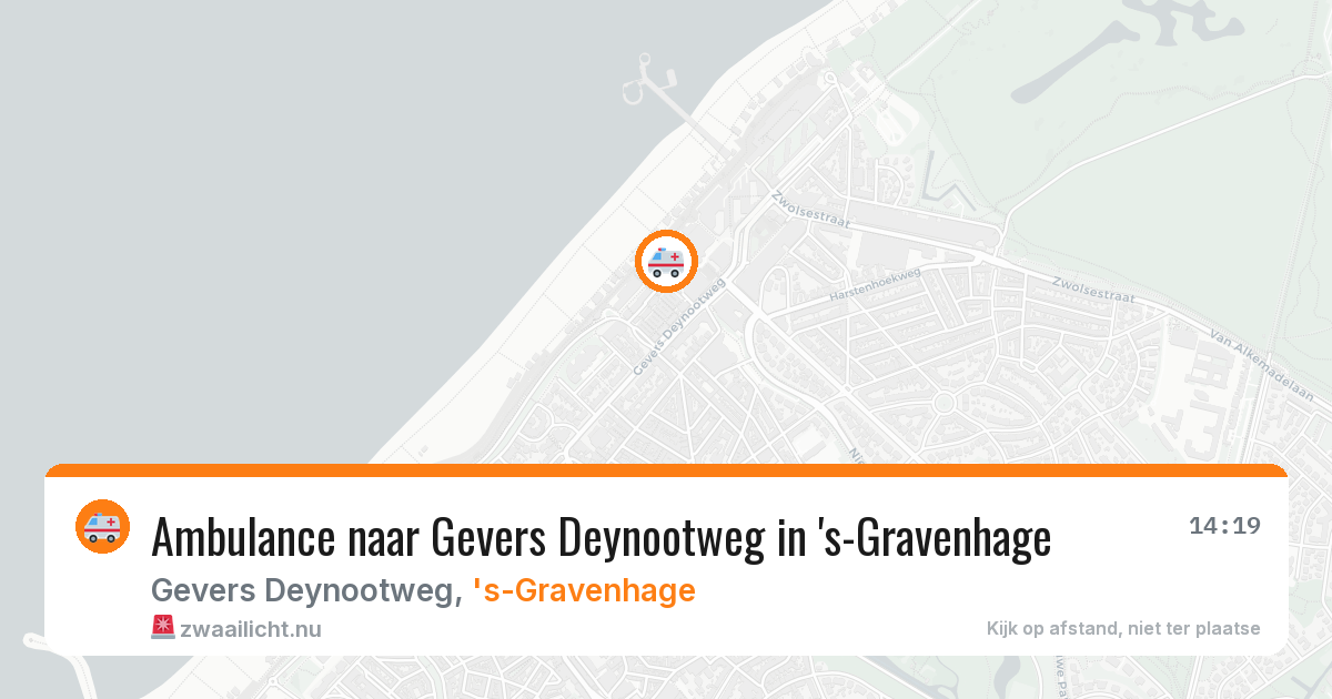 Ambulance naar Gevers Deynootweg in 's-Gravenhage — 31 jan 2026