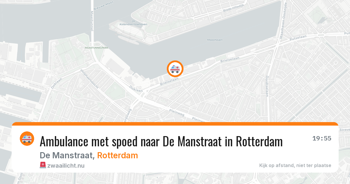 Ambulance met spoed naar De Manstraat in Rotterdam — 11 feb 2026