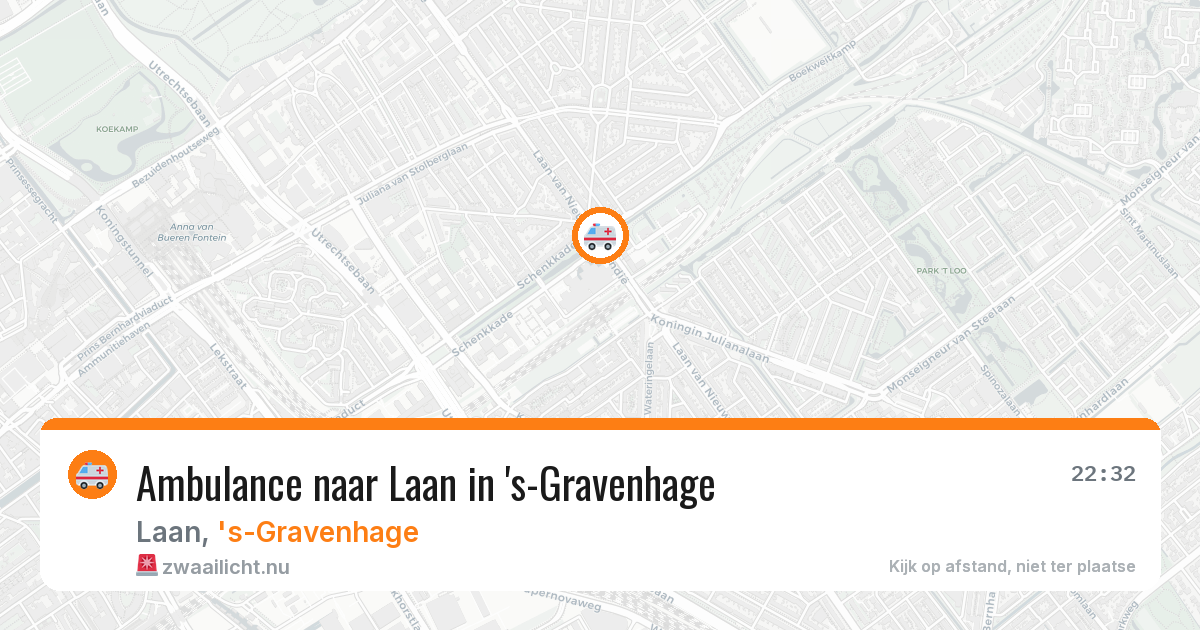 Ambulance naar Laan in 's-Gravenhage — 22 mei 2026