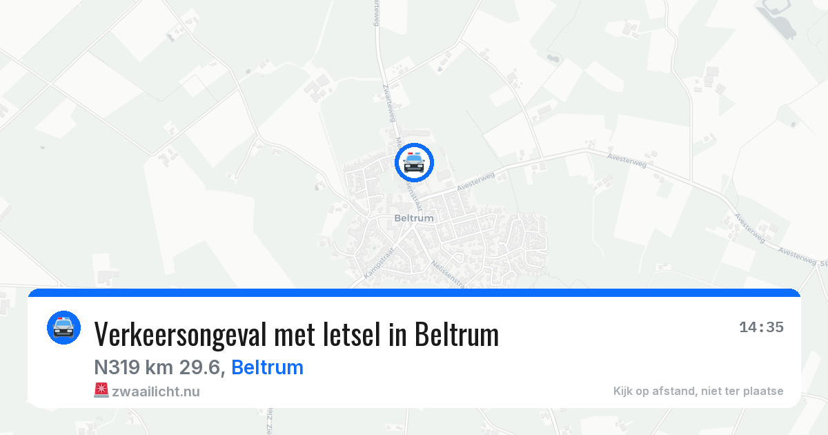 Verkeersongeval met letsel in Beltrum — 1 jul 2026