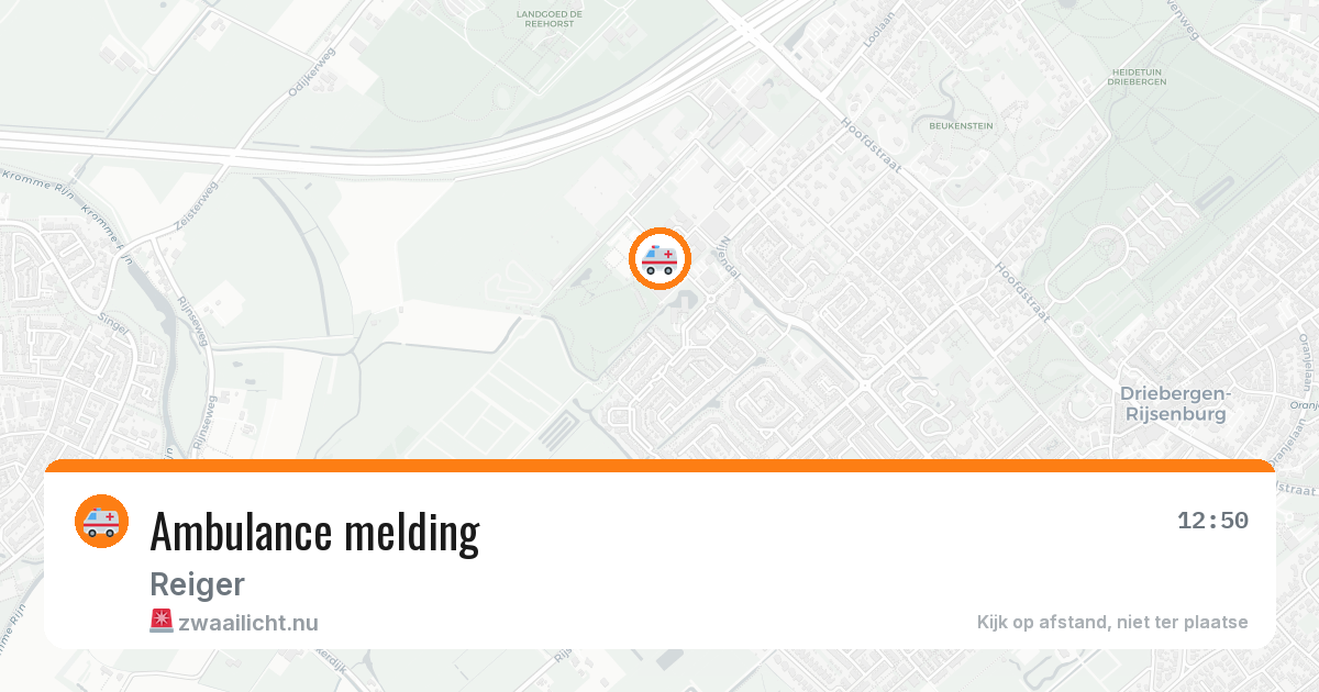 Ambulance melding — 17 apr 2026