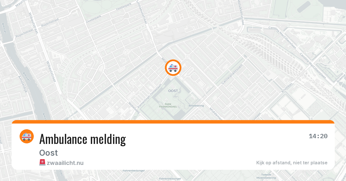 Ambulance melding — 22 jul 2026