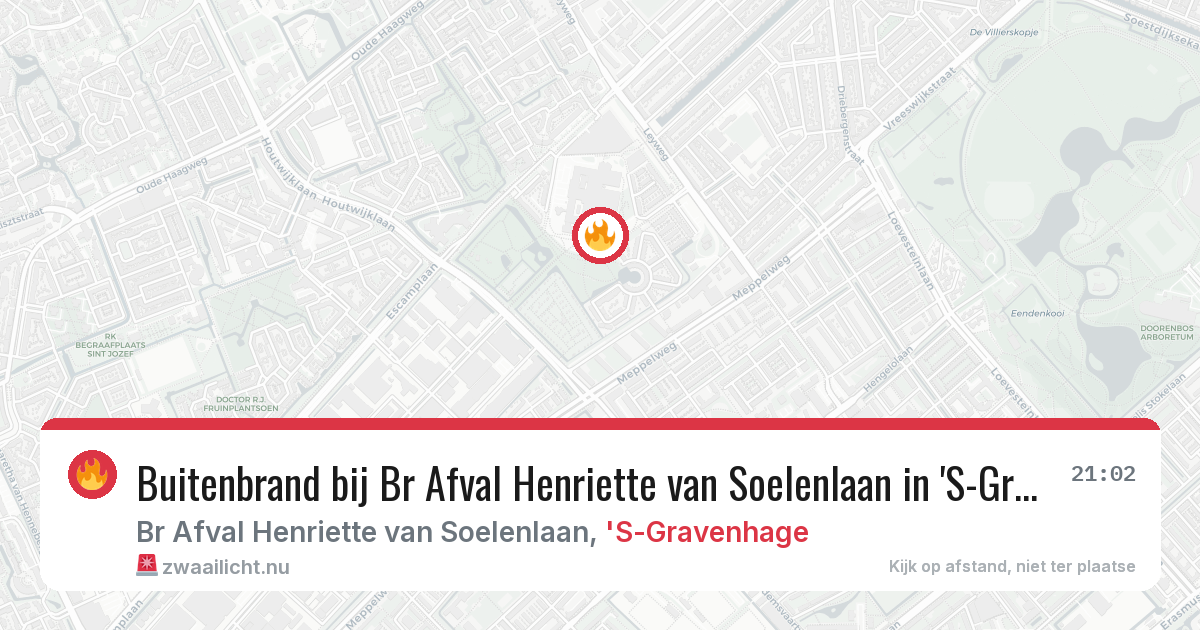 Buitenbrand bij Br Afval Henriette van Soelenlaan in 'S-Gravenhage — 11 jul 2026