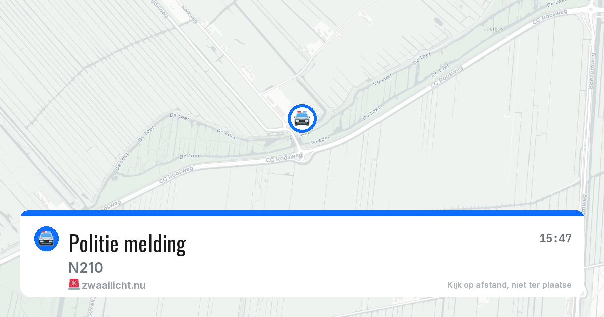 Politie melding — 16 jul 2026