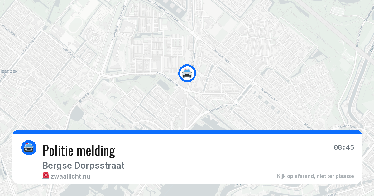 Politie melding — 6 mei 2026