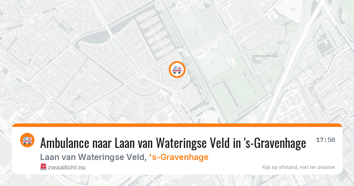 Ambulance naar Laan van Wateringse Veld in 's-Gravenhage — 22 mei 2026