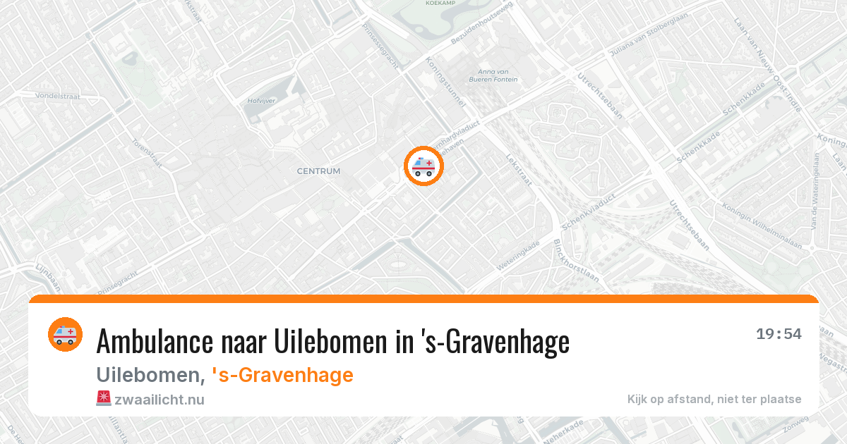 Ambulance naar Uilebomen in 's-Gravenhage — 26 mei 2026