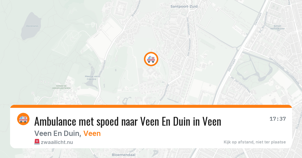 Ambulance met spoed naar Veen En Duin in Veen — 3 jul 2026