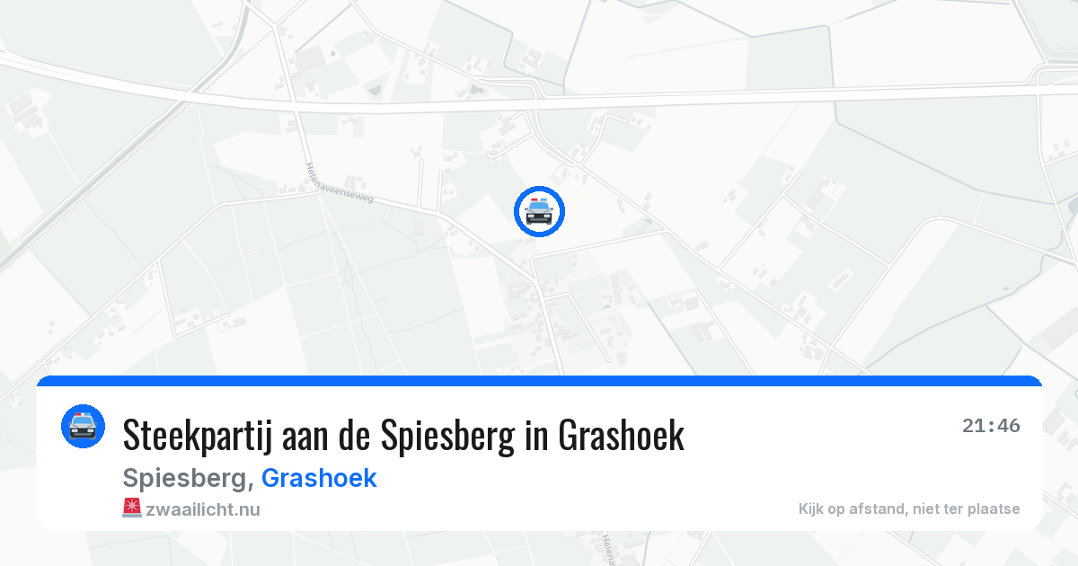Steekpartij aan de Spiesberg in Grashoek — 19 jul 2026