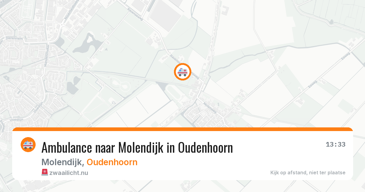 Ambulance naar Molendijk in Oudenhoorn — 16 jul 2026