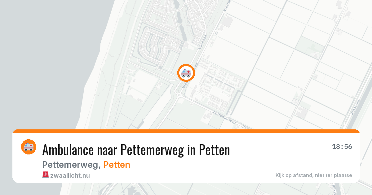 Ambulance naar Pettemerweg in Petten — 30 mei 2026