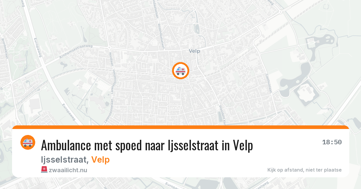 Ambulance met spoed naar Ijsselstraat in Velp — 4 apr 2026