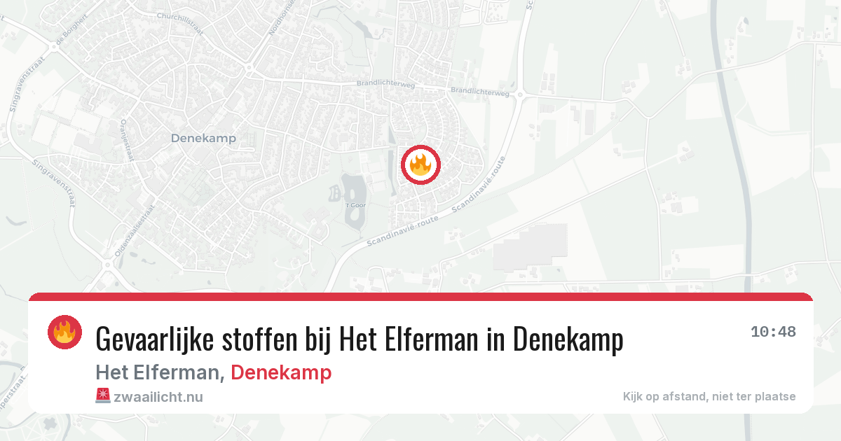 Gevaarlijke stoffen bij Het Elferman in Denekamp — 3 jul 2026