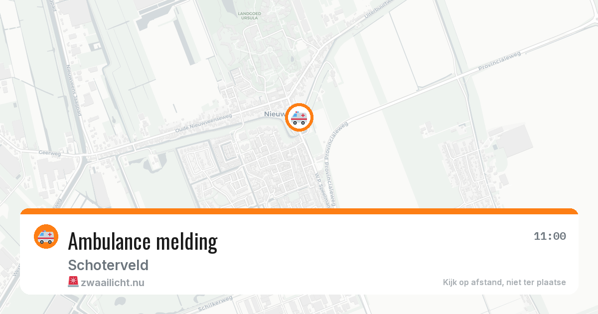 Ambulance melding — 6 jun 2026