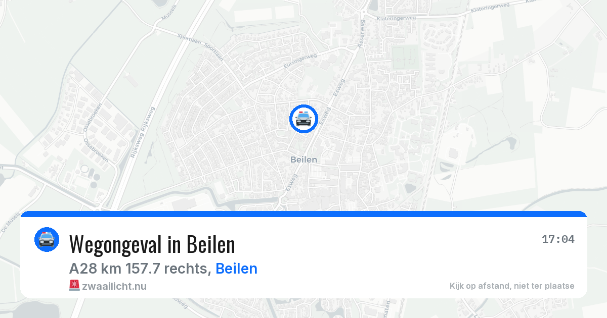 Wegongeval in Beilen — 11 jul 2026