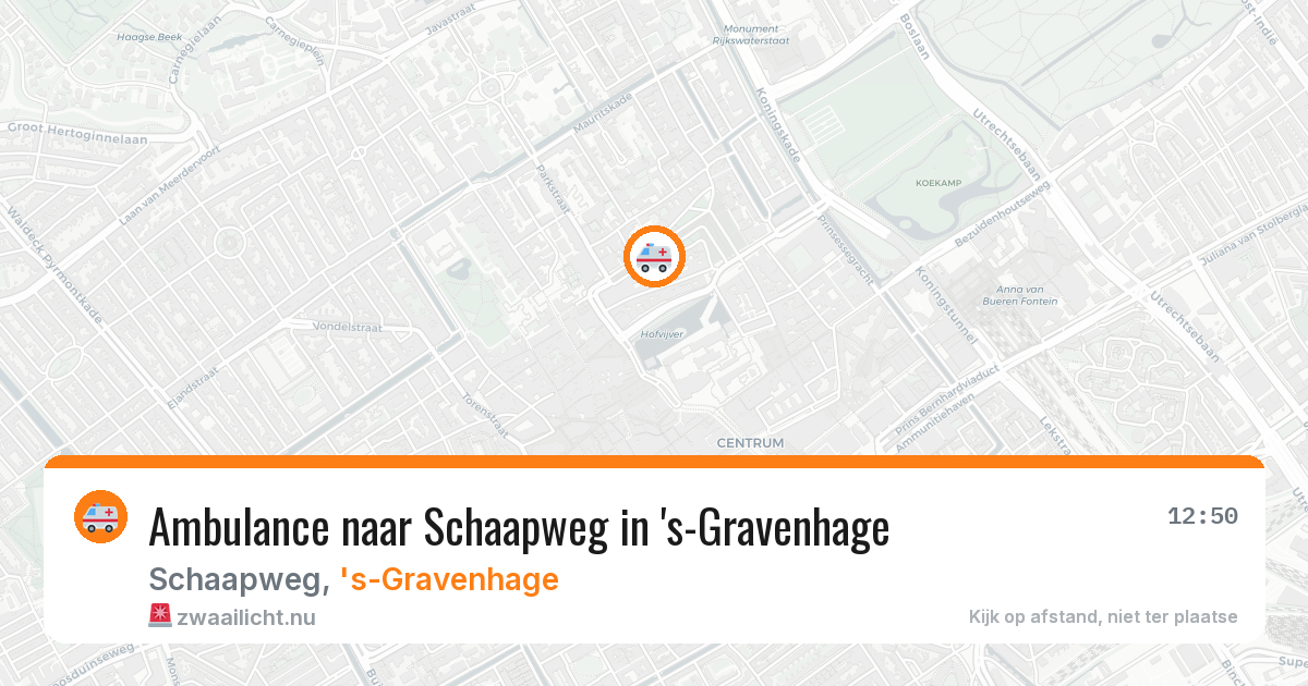 Ambulance naar Schaapweg in 's-Gravenhage — 4 jun 2026
