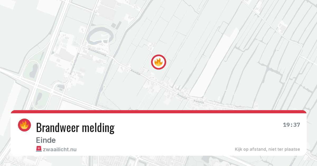 Brandweer melding — 14 jul 2026