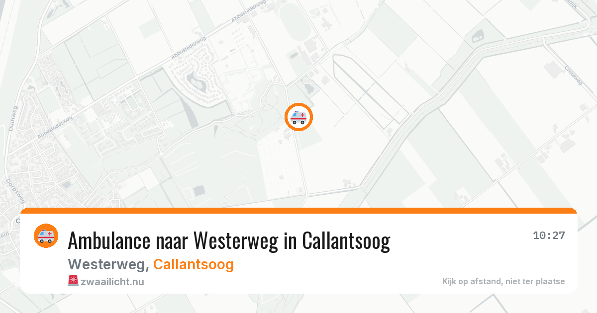 Ambulance naar Westerweg in Callantsoog — 4 jun 2026