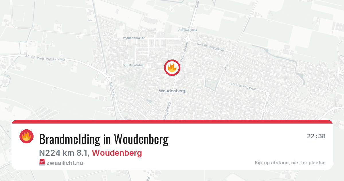 Brandmelding in Woudenberg — 23 mei 2026