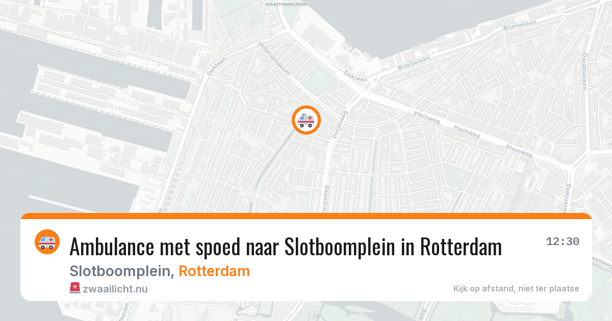 Ambulance met spoed naar Slotboomplein in Rotterdam — 17 jul 2026
