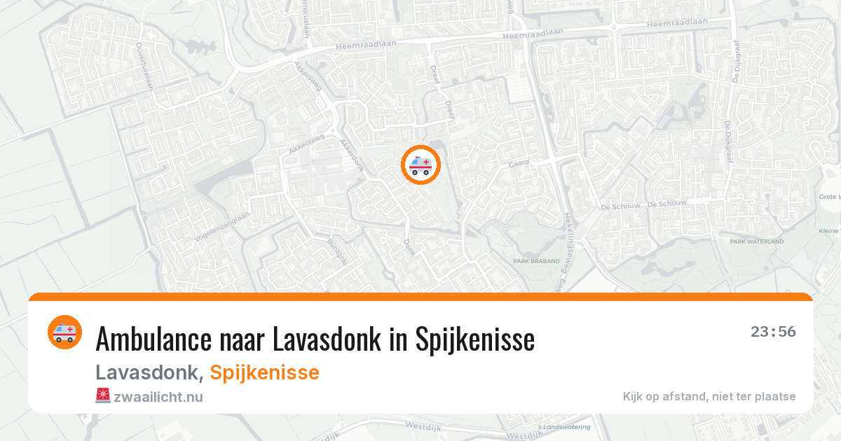 Ambulance naar Lavasdonk in Spijkenisse — 24 jul 2026