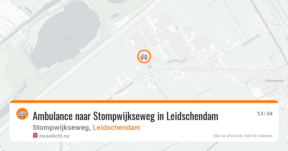 Ambulance naar Stompwijkseweg in Leidschendam — 24 jul 2026