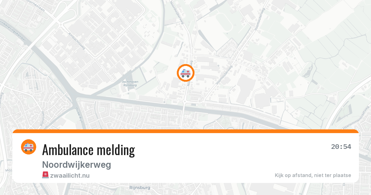 Ambulance melding — 1 jun 2026