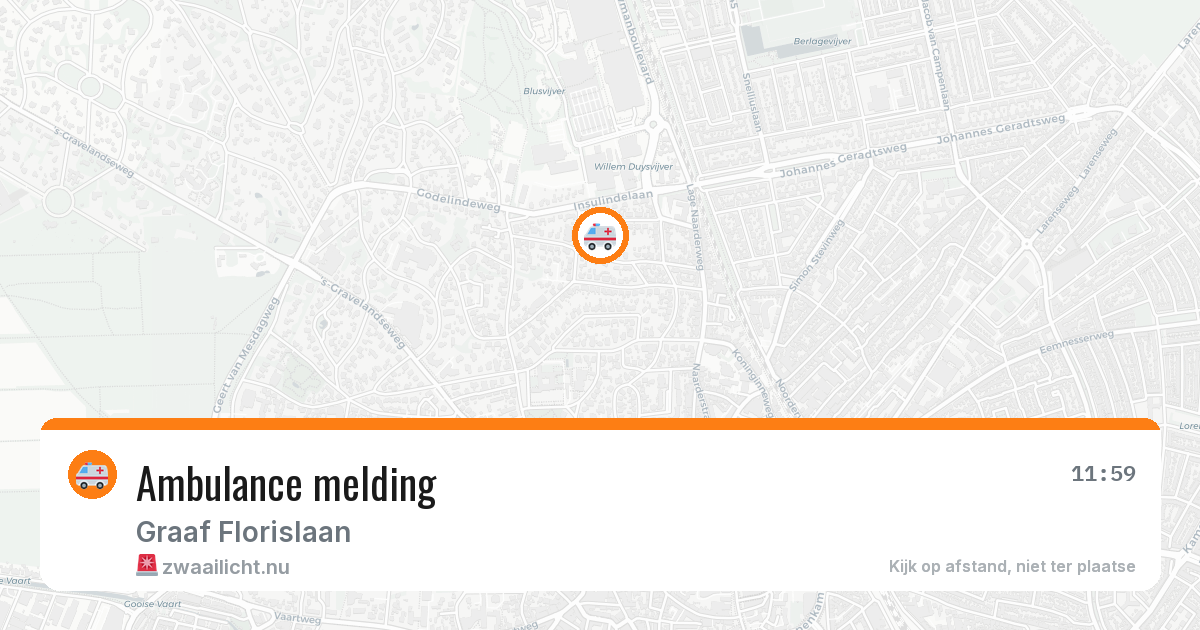 Ambulance melding — 16 feb 2026