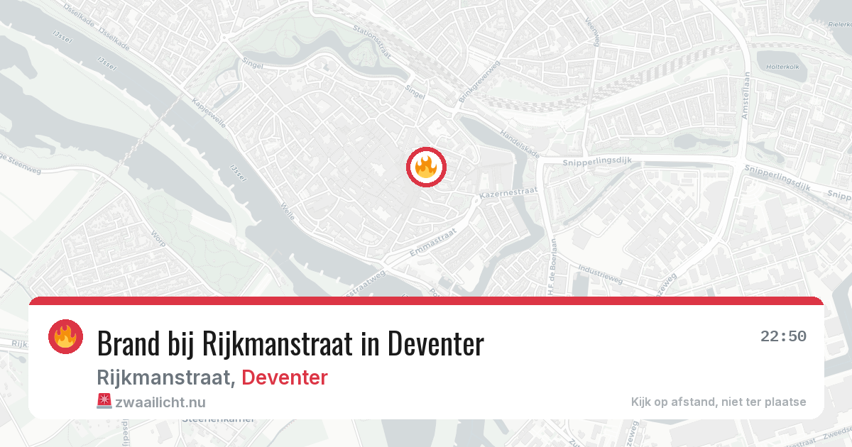 Brand bij Rijkmanstraat in Deventer — 31 mei 2026
