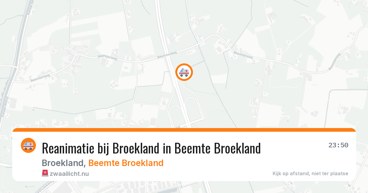 Reanimatie bij Broekland in Beemte Broekland — 24 jul 2026